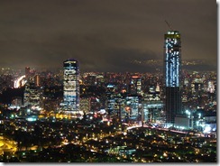 28. Santiago de Noche desde el cerro San Cristobal