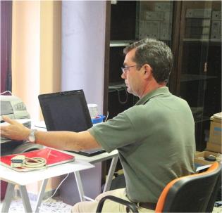 Mark Hunt Ortiz, Director de las excavaciones.