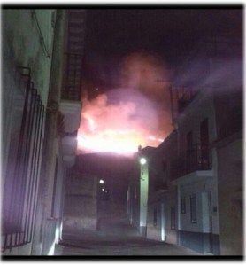 FUEGO DESDE LA CALLE