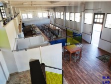 Cafetería-Restaurante de la mina, cerrada desde hace dos meses.