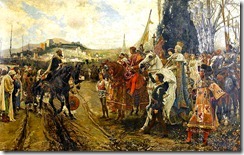 La rendición de Granada por Francisco Padilla