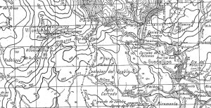 Mapa de 1938 La Villuerca