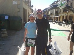 JAVI MADROÑERO ANA TRIGUERO maraton guadalupe
