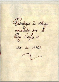 privilegio de Villazgo