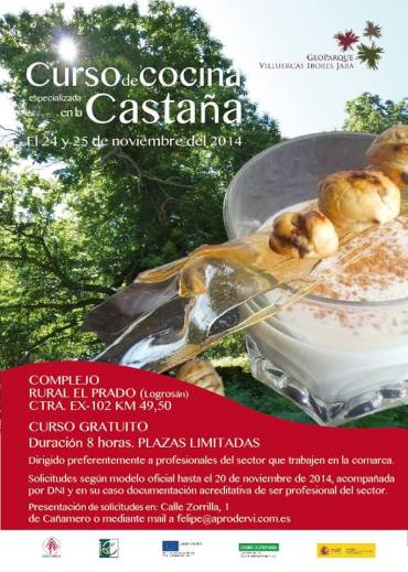 curso de cocina castañas
