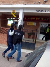 detenidos por la guardia civil