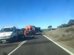 reparación de la carretera EX-102