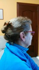 Rosa Durán en su casa