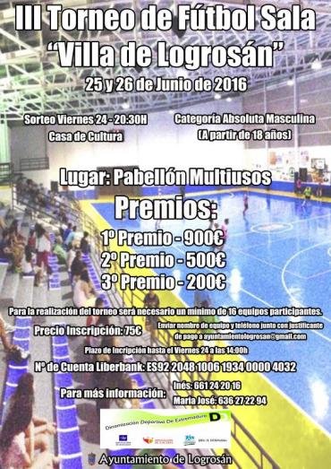 III Torneo de Fútbol Sala Villa de Logrosán