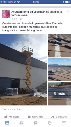 Nota publicada por el consistorio exclusivamente en facebook